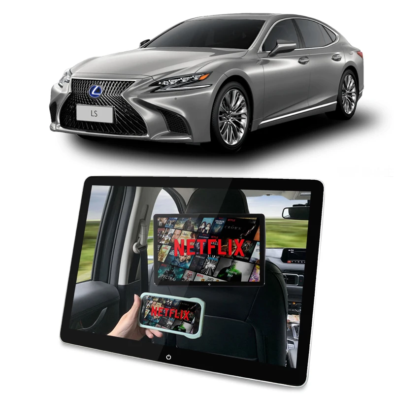 New Android 11.0  car monitor 10.5inch/12inch car headrest monitor for lexus ls300 ls400 ls460  ls500