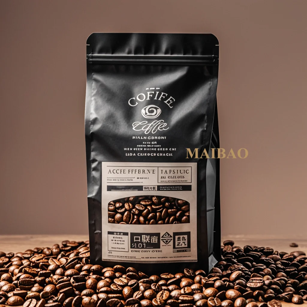 Best Selling Fantastic Custom Printing Plastic Food Coffee Packaging 3 Side Sealed Nut Flour Incense Spice Packaging Bag