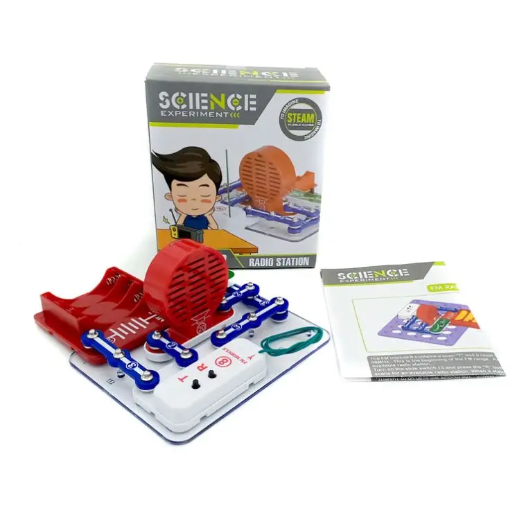 STEAM Science Kits for Girls and Boys DIY Assembly Circuit Experiment Science Toy Building Electric FM radio  Shopfiy hot Toys