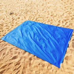 Customized Foldable  Sand proof Water proof Heat Resistant Outdoor Sand Blanket Beach Mat on Sale
