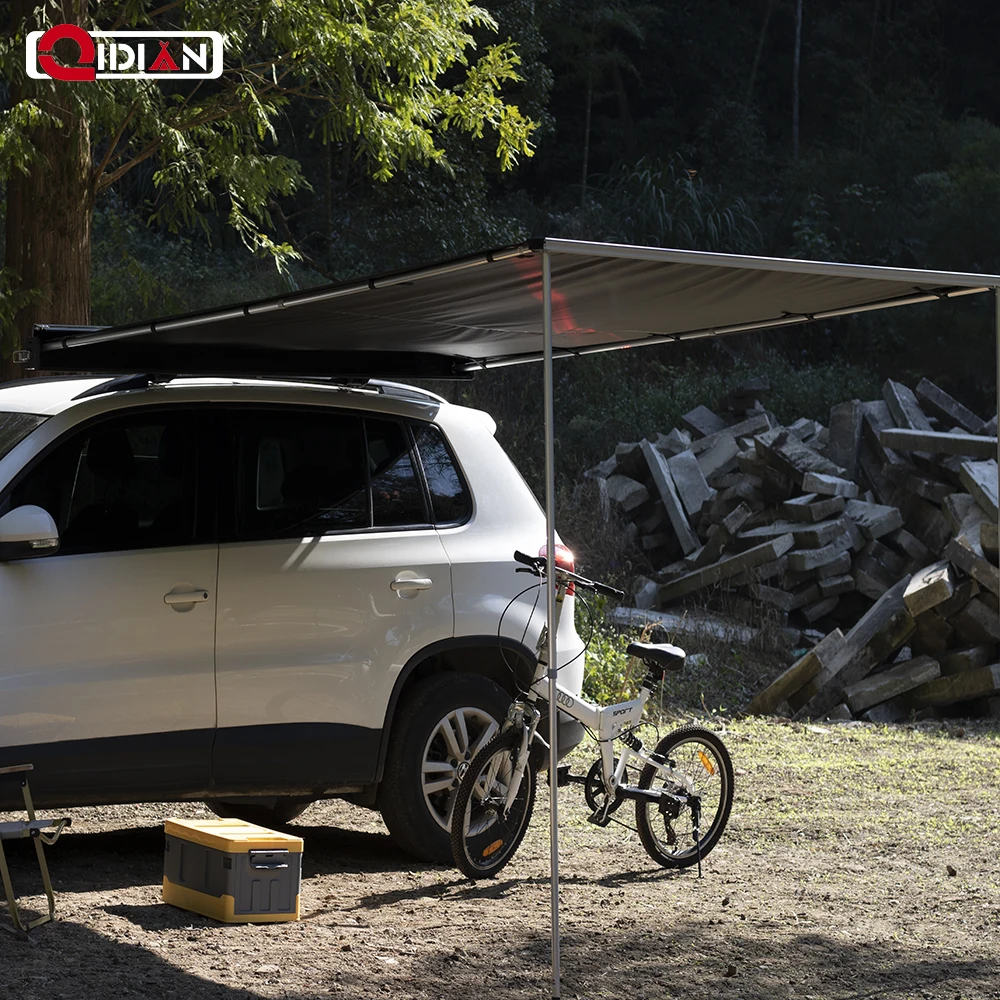 ARB Touring Outdoor Camping 4WD Awning Outdoor Car Canvas Awning With Led Strip Light Aluminum Hard Case Awning