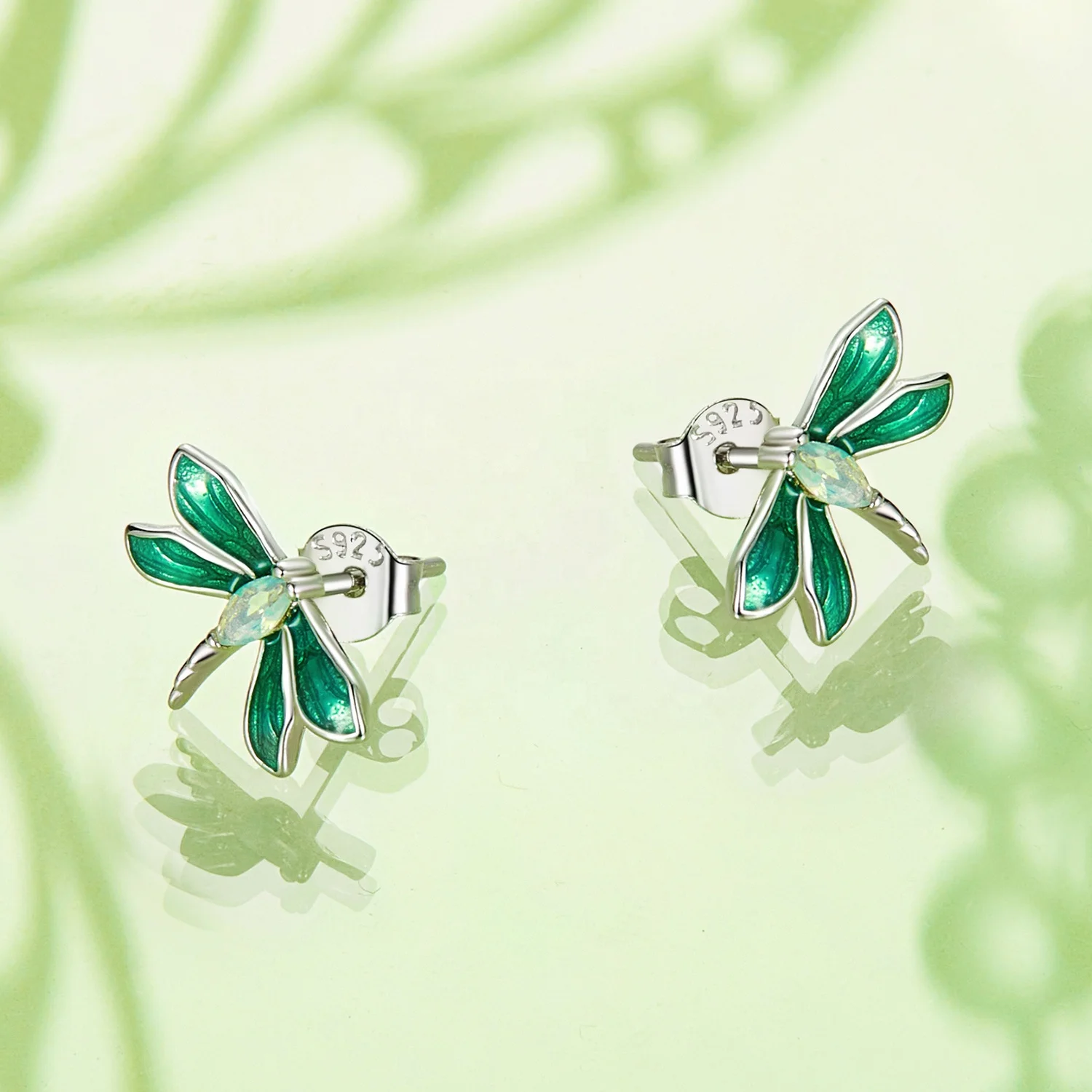 925 Sterling Silver Fashion Jewelry Sets Fine Jewelry Making Wholesale Butterfly Dragonfly Bird Flower Ring Stud Earrings Set