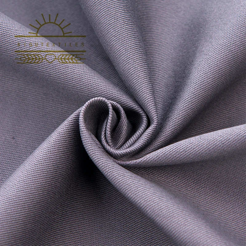 RIGU Textiles cvc Twill Thickened Uniform Fabric Windbreaker Trousers Tc Suiting Fabric Polyester Gabardine Fabric For Men Suit