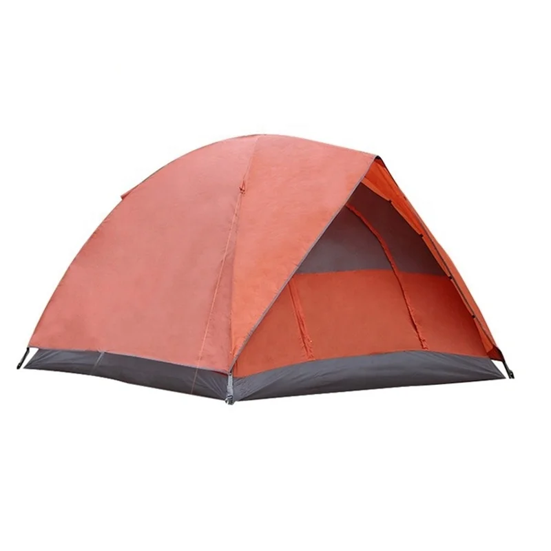 Outdoor Double Layer Waterproof Pop-Up Tent for 3-4 Person for Camping
