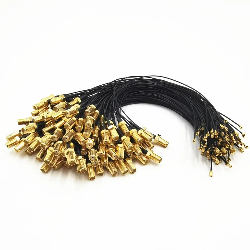 Фантастический гибкий позолоченный провод серии RG с разъемом SMA/ SMB/ SMC/ BNC/ TNC /F /N/ MCX/ MMCX/ UFL RF коаксиальный кабель