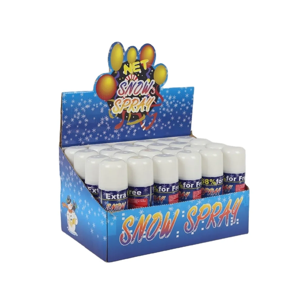 Artificial snow spray party foam snow spray birthday party decoration Christmas holiday party supplies spray de nieve artificial