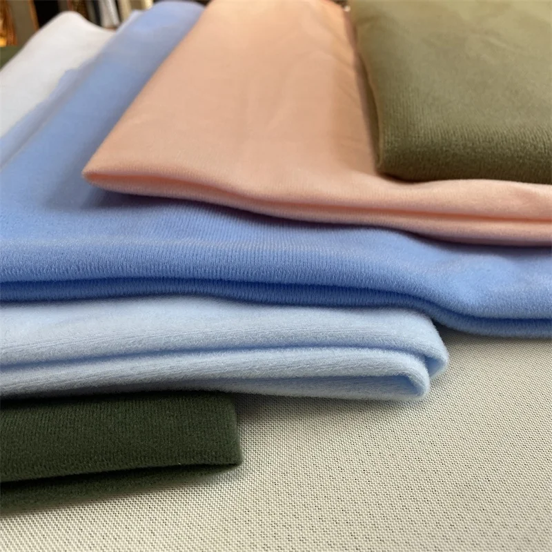 100% nylon soft magic adhesive tricot one side brushed knit loop velvet fabric supplier for bra buckle lining