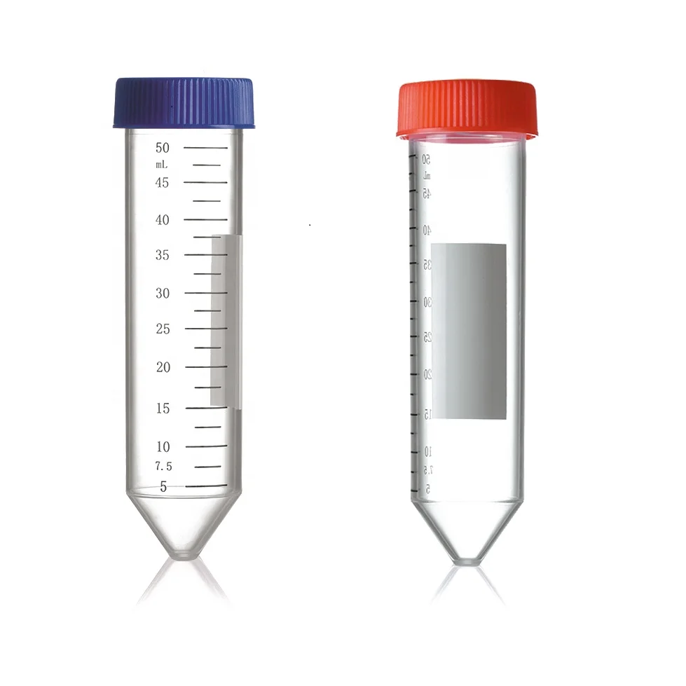 Лабораторные образцы Заводские поставки медицинских расходных материалов 50 мл центрифужные трубки полипропиленовая пластиковая центрифужная