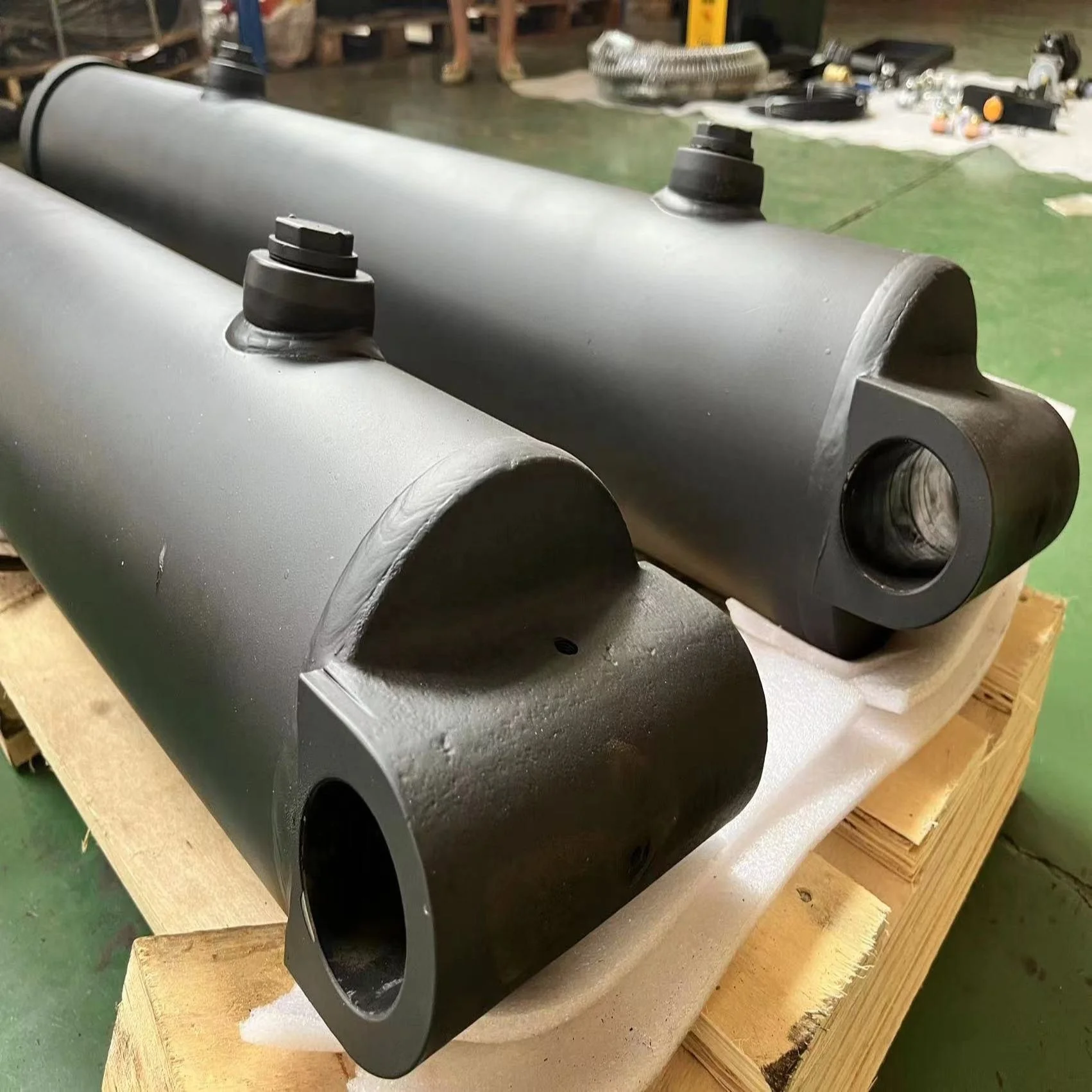 Parker type customized hoist USA high quality custom type mobile  for end dump trailer OEM ODM telescopic hydraulic cylinders