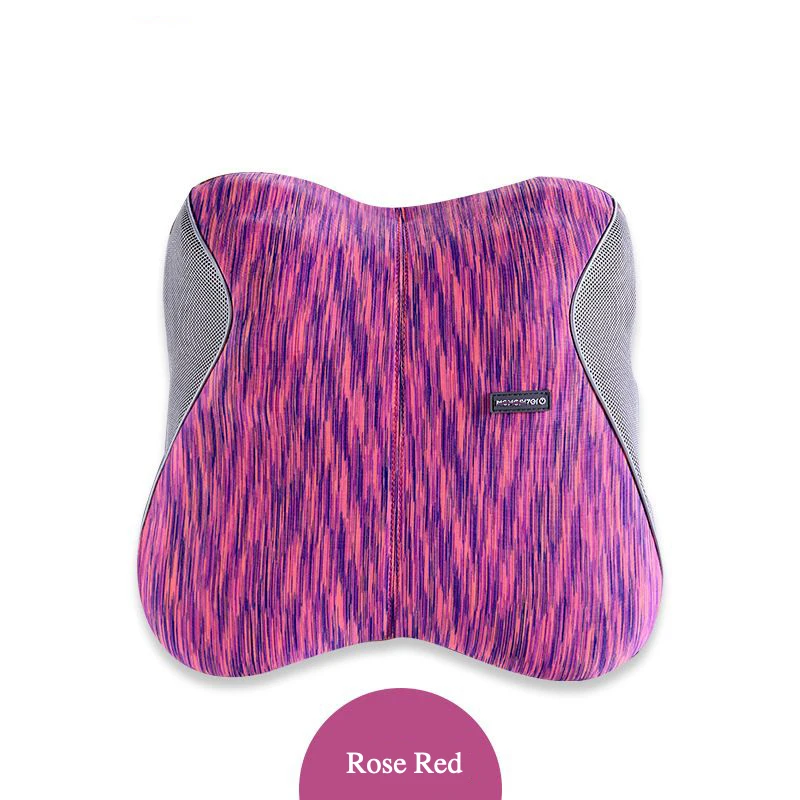 New Design Custom Logo and Package Protect Pillow Twist Memory Foam Car Seat Headrest Pillow Travel Rest Sleeping Cushion