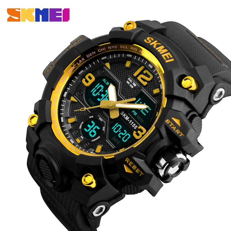 SKMEI 1155B спортивные цифровые часы цена светодиодные браслет Заводская оптовая продажа