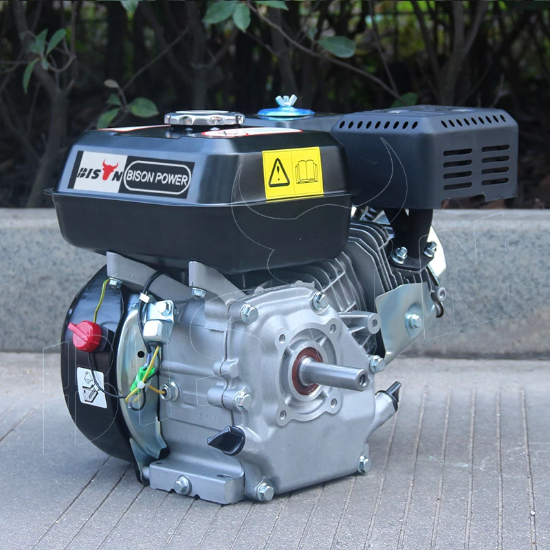  Бренд BISON (Китай) 6.5hp 4-тактный OHV бензиновый двигатель стартер 196cc