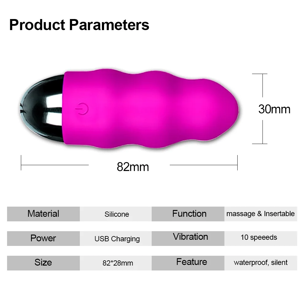 Hot sell 10 Frequency wireless charging remote eggs vibrator jump eggs sex toy for women