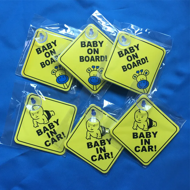 Manufacturer Baby On Board Vinyl Decal Car Window Warning Sign Safety Car Vinyl Sticker