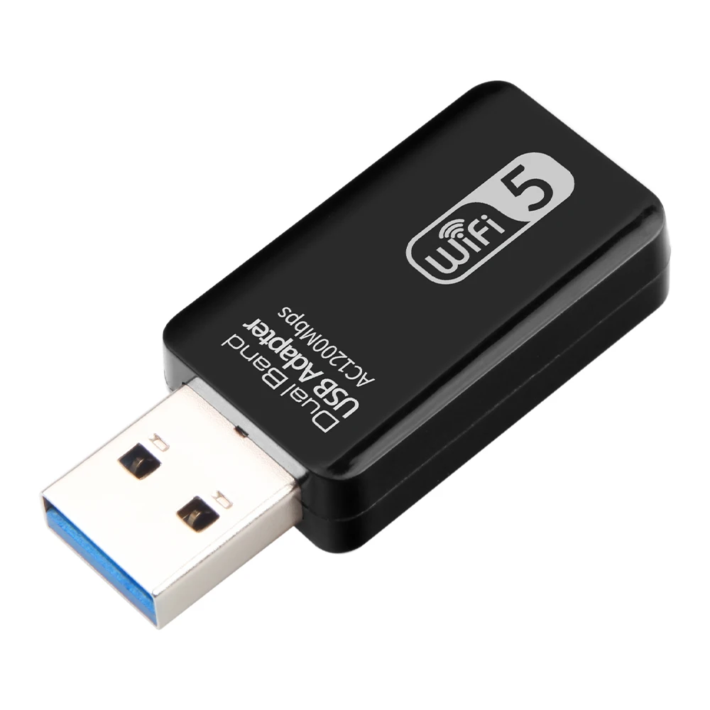 5 8G/2 4G беспроводной USB Wi-Fi адаптер 1300 Мбит/с карта приемник передатчик двухдиапазонный Быстрый прием для ПК