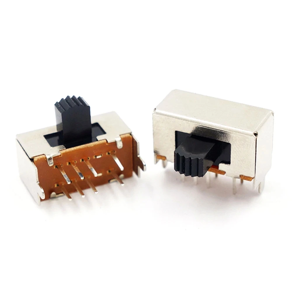 SK-23E01 тумблер 8Pin PCB 3 позиции 2P3T SPDT высота ручки 5 мм миниатюрный ползунковый переключатель