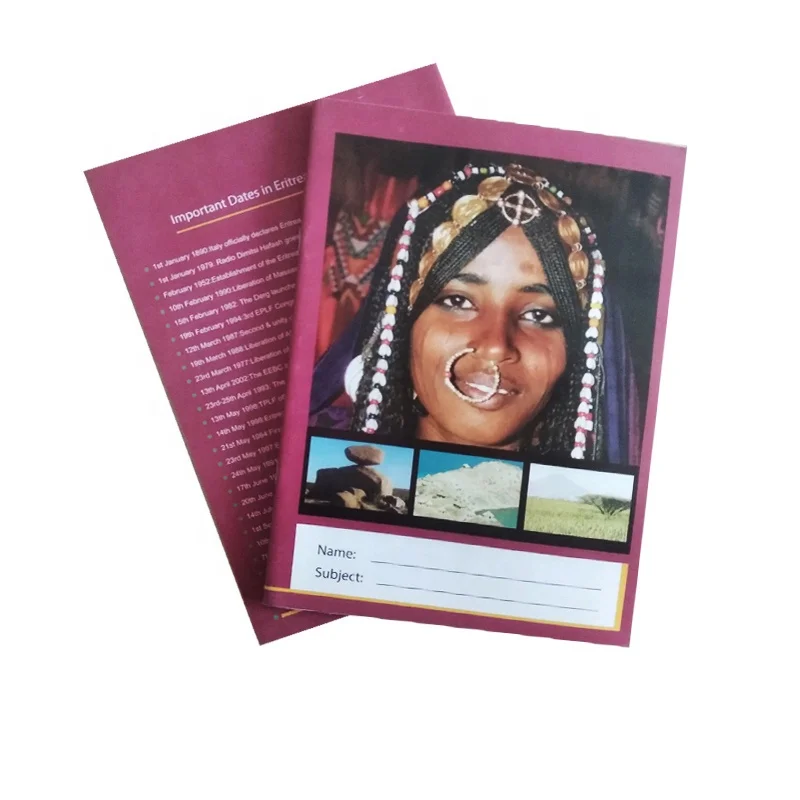 Cheap factory price and good quality A5 size 48/96/200pages square line exercise books for School Supplies