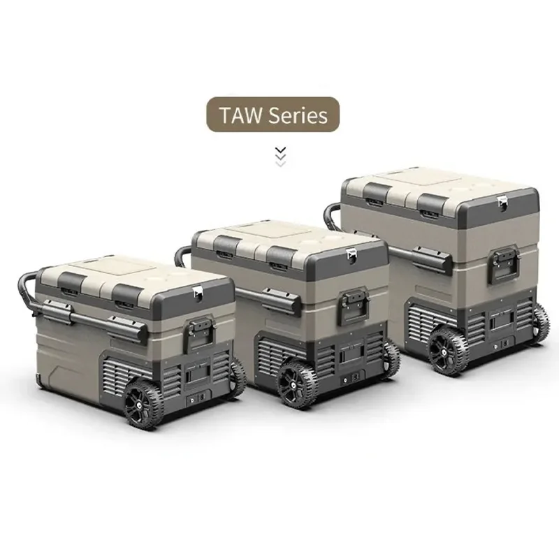 Best price 55L Car refrigerator with APP Control Panel 12V/24V/220V Car Fridge for Hotel Outdoor RV Garage Commercial Household