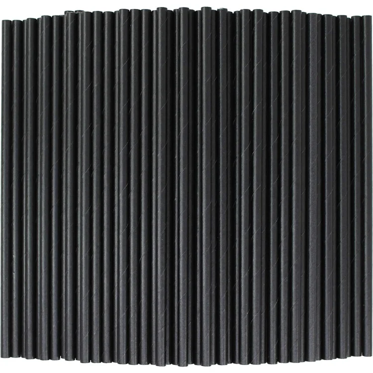 
Kraft Paper Straw Biodegradable Disposable Drinking Straw 6mm 25CT - IN STOCK 
