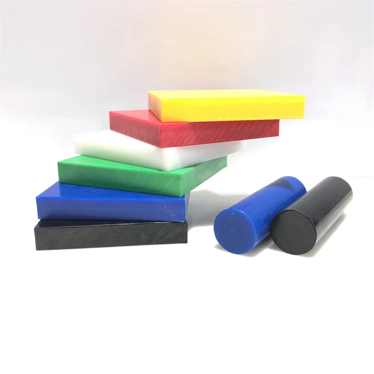 Virgin Material Engineering Plastics Blue POM Sheet Engineering POM Plastics Rod Polyoxymethylene Rod