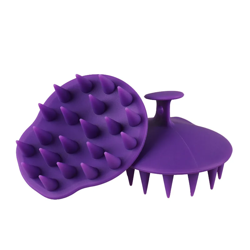 Fashion Shampoo Brush Soft Silicone Hair Scalp Massager Shower Massage Brush