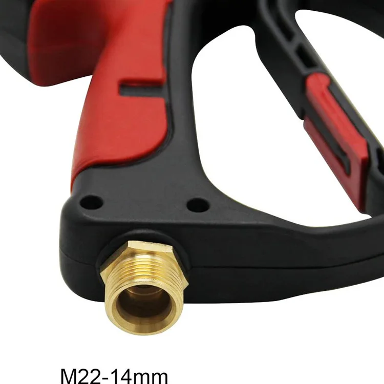 High Pressure Washer Water Gun Short Wand Tips Pistol Spray Gun Jet Lance Nozzle 4 Quick-coupler