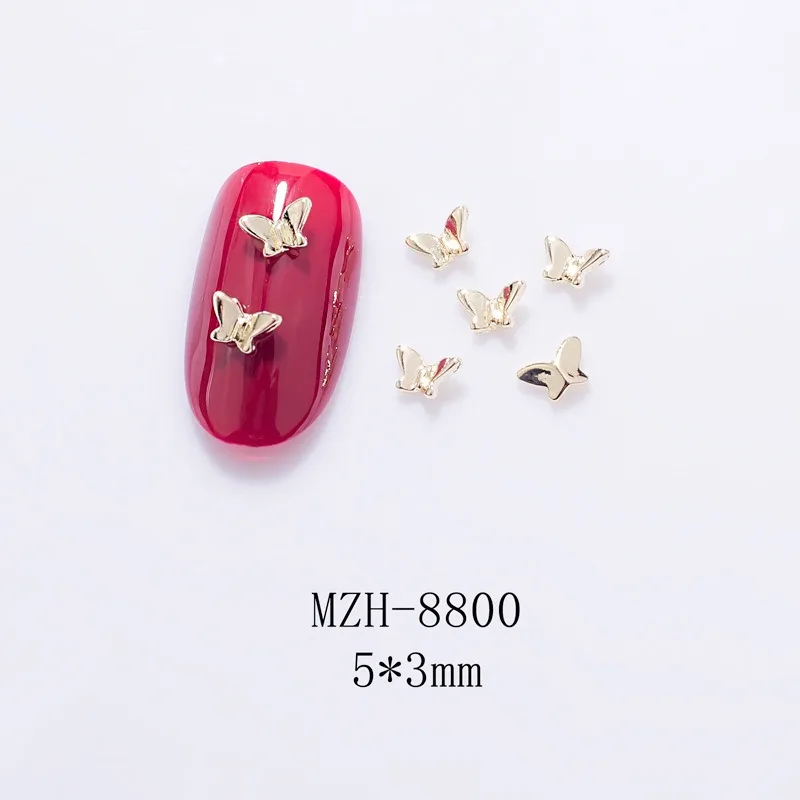 Metal MINI Butterfly 3D Wearing Armor Accessories Hollow Mini Butterfly Micro Diamond