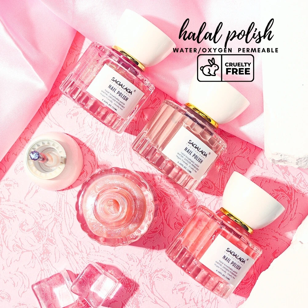 Professional Permanent halal Nail Polish 210 Colors Water-Based Low Odor Peel-off 18-Free Kids Nail Polish Glossy Shine