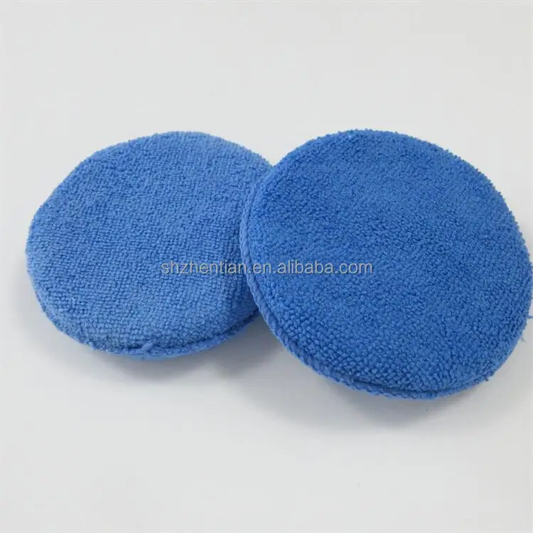 Hot Sale Car Care Wax Polish Microfiber Saver Applicator Sponge Rectangular Car Waxing Sponge Pads