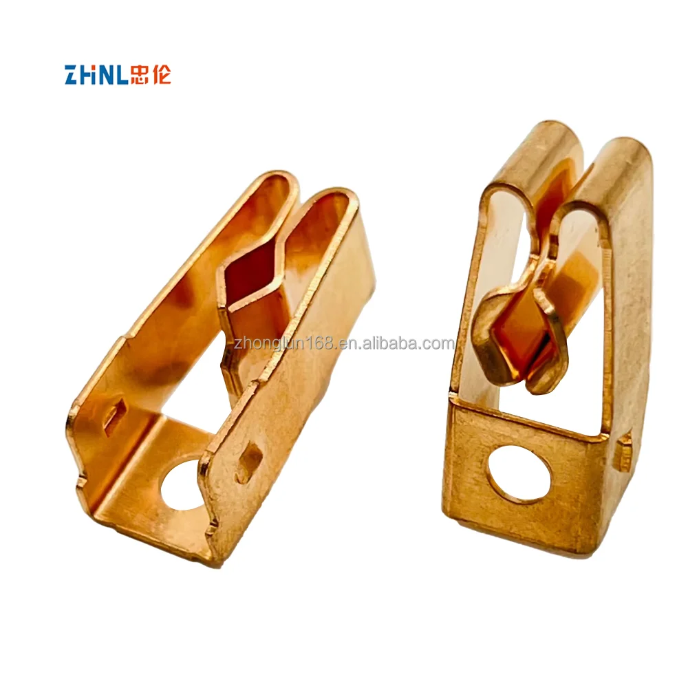 OEM Customized High Quality Electric Plugs Two-Hole Top Precision Wall Socket Copper Components Switches Metal Stamping Parts