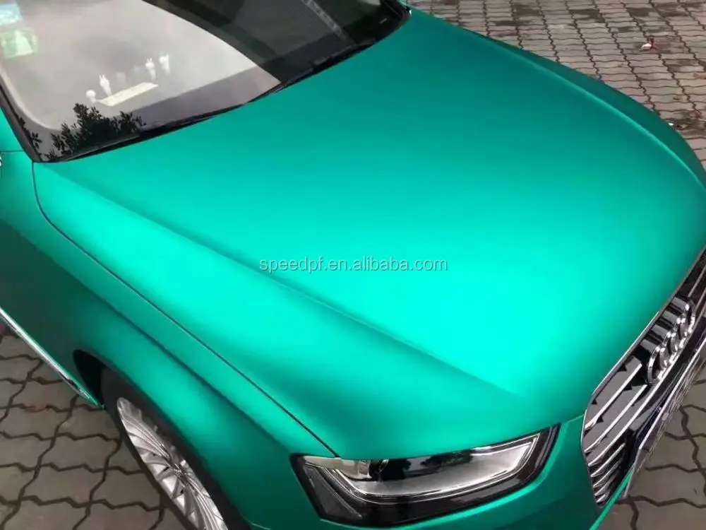 New arrive hot sales Self adhesive low price High stretch ice film vinyl wrap chrome matte