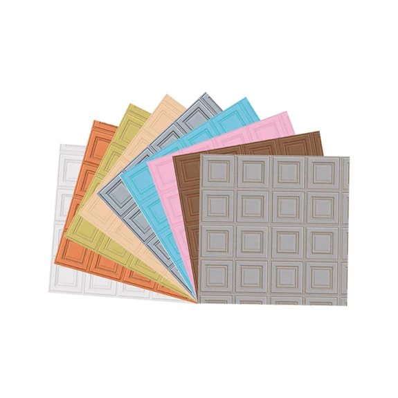 Wallpaper PVC waterproof soft bag  stitching plaid 3D wallpaper home decoration wall covering sticker