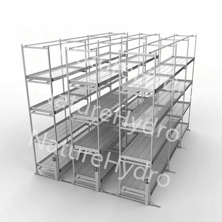 
 Ebb and Flow Table Flood Trays Vertical Rolling Bench  