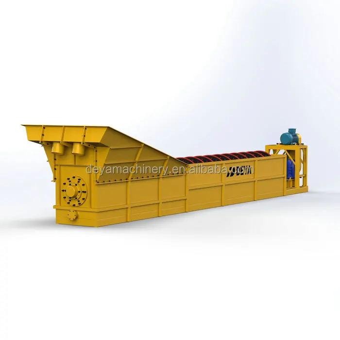 Double screw sand washer for quarry plant use
