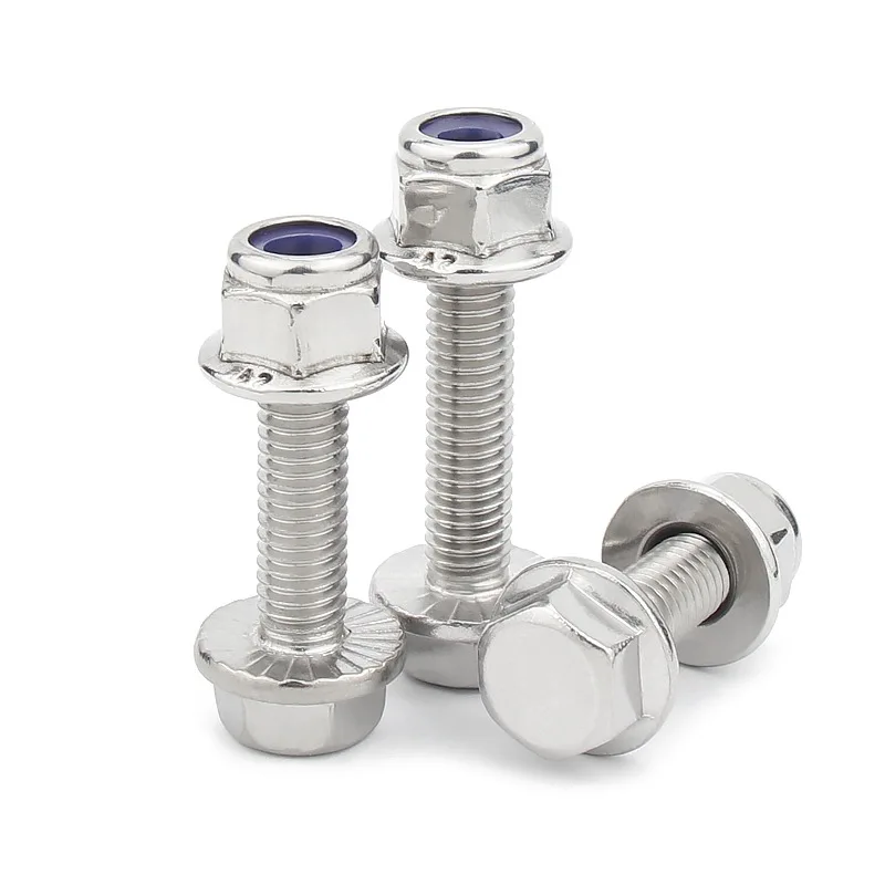 Factory Price Hexagon Head A2 A4 DIN 6921 Stainless Steel Flange Bolt