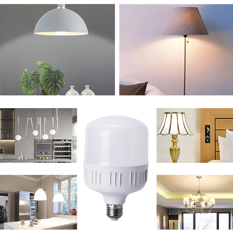 Electric Energy Saving Light E27 3W/5W/10W/15W/20W/30W Flicker Free Led Bulb High Brightness T Shape Led Bulb