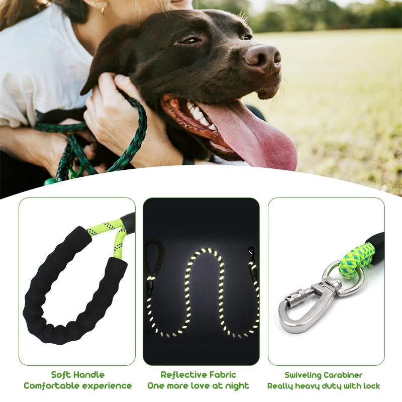 
5ft 4ft Dog Rope Leash Original Equipment Manufacturer With Certificate 