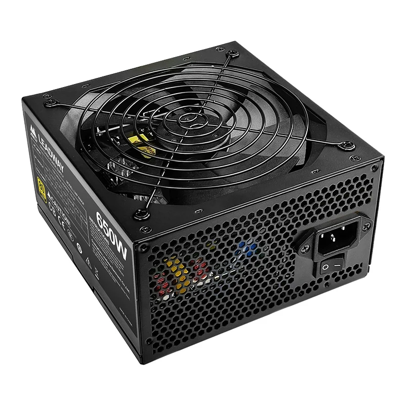 High Quality New Meiji Rated 650W 80Plus Gold Medal Full Module Power Supply for Gaming Computer,  PC PSU full voltage input