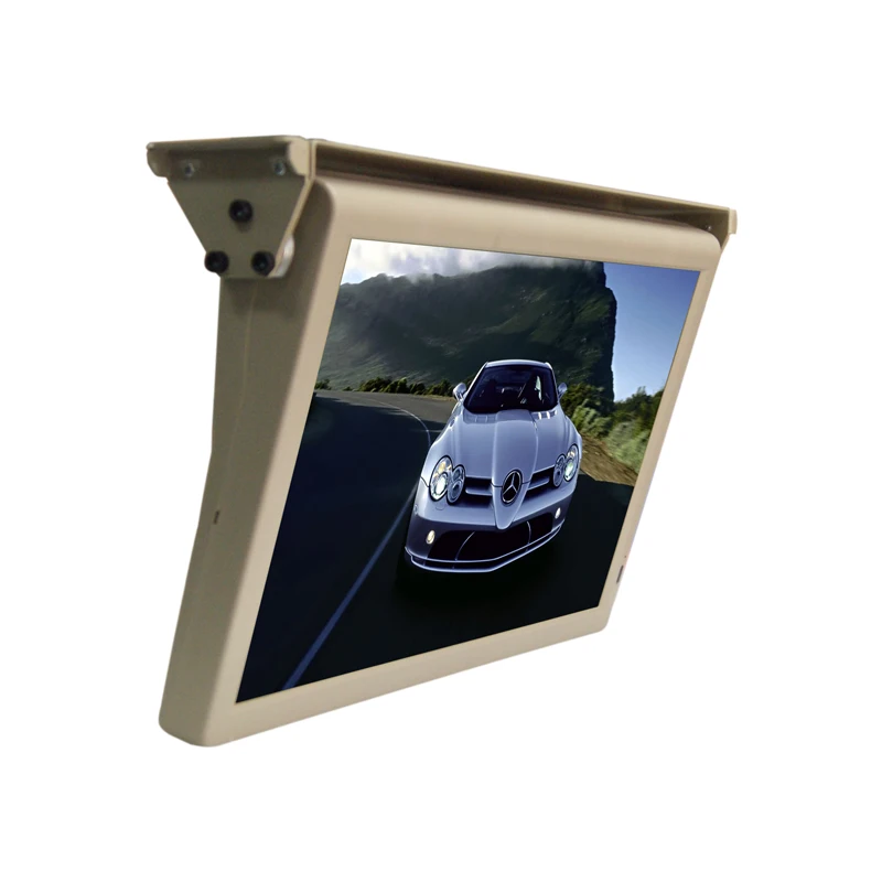 Roof Mount Flip Down Monitor GPS tracker Car Bus LCD TV Ceiling Anto Electronics Mounted Monitor