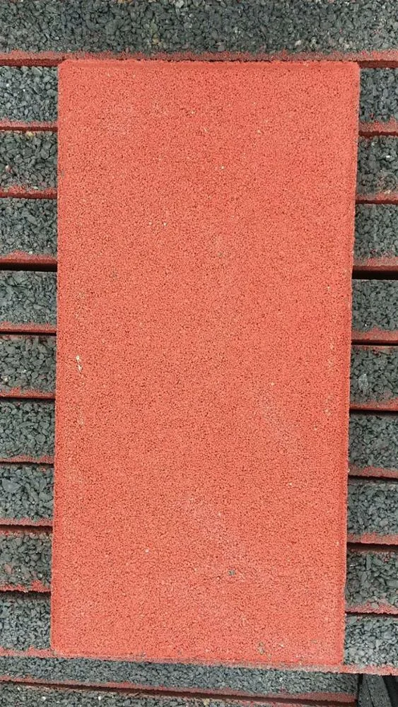 
Permeable brick for permeable pavement 