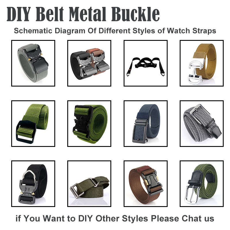 Webbing Manufacturer Customizable Solid Color Double silver D-Ring Buckle Canvas Webbing Belt With Metal Tip