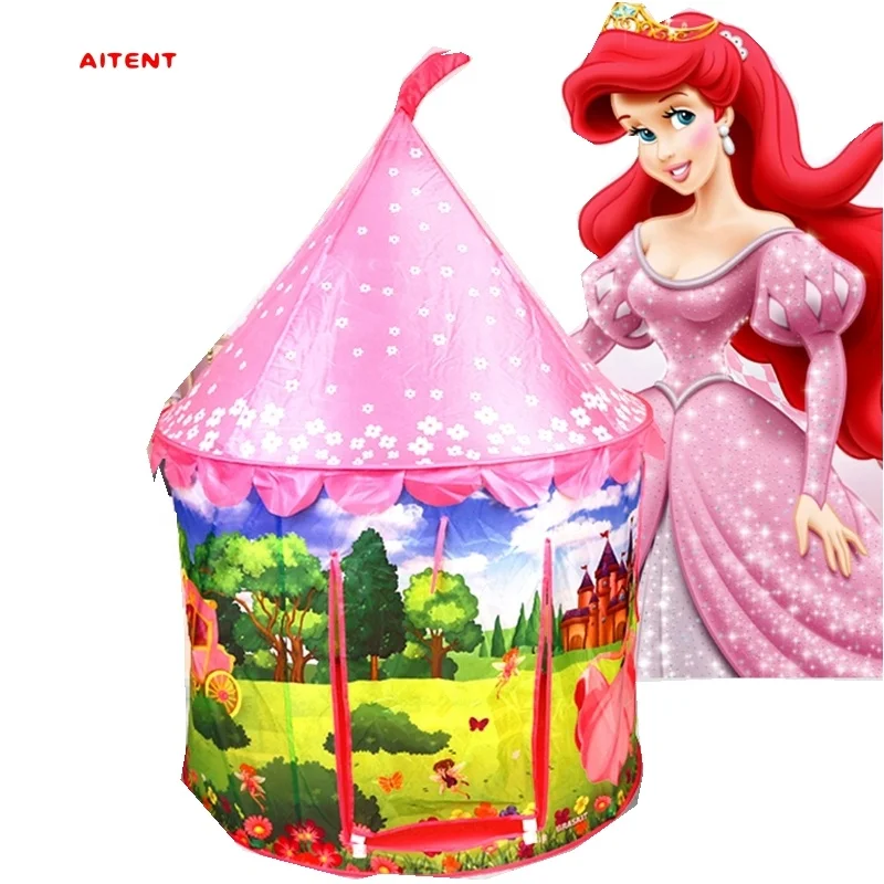 Fashion Pink Princess Castle Play Tent For Girl