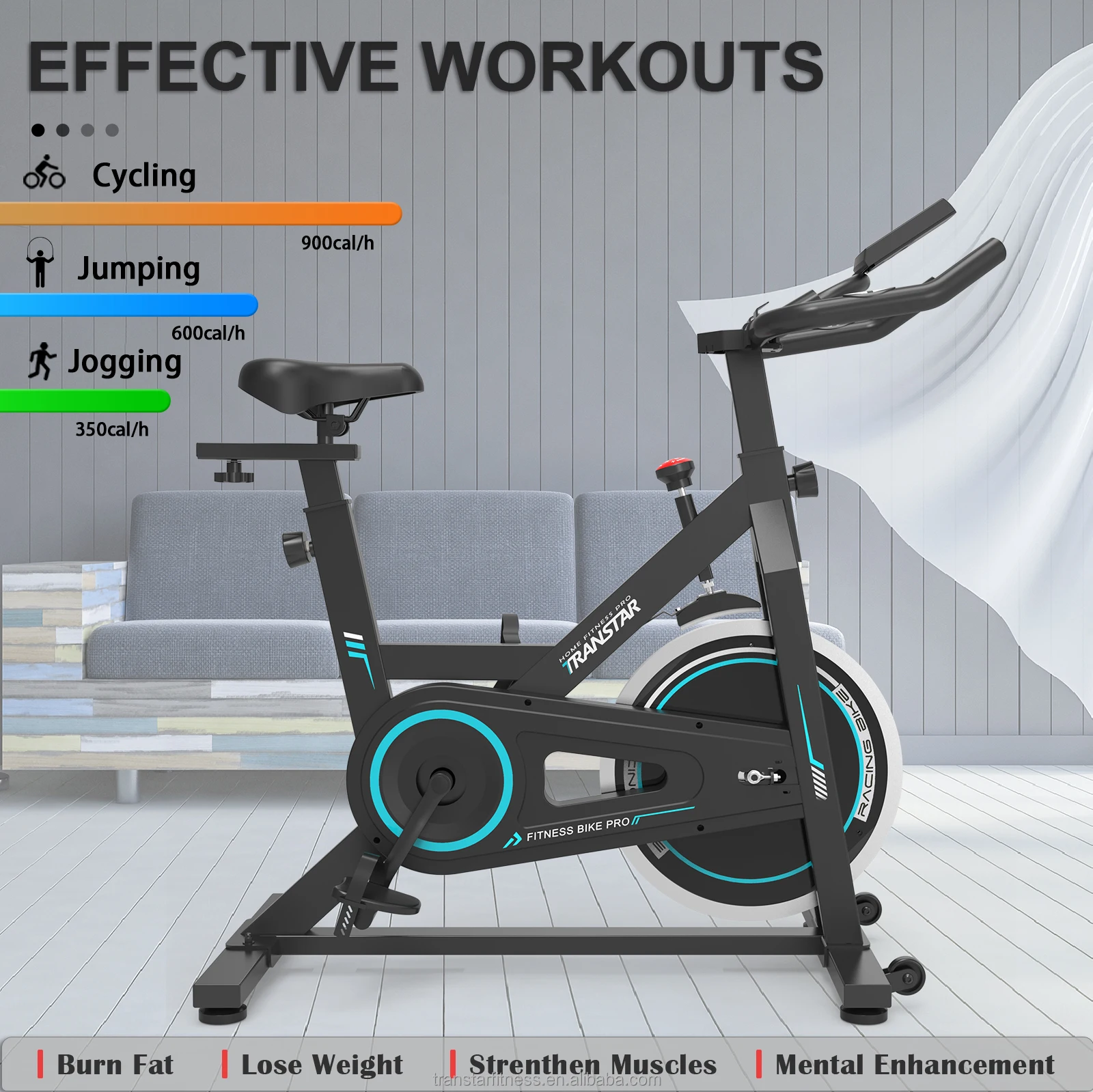 indoor cardio bike home gym fitness bicycle home gym spinning bike