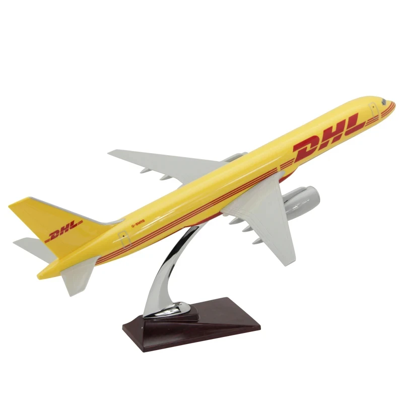 47cm 1/100 Scale DHL Airlines B757-200 Plane Resin Aircraft Model
