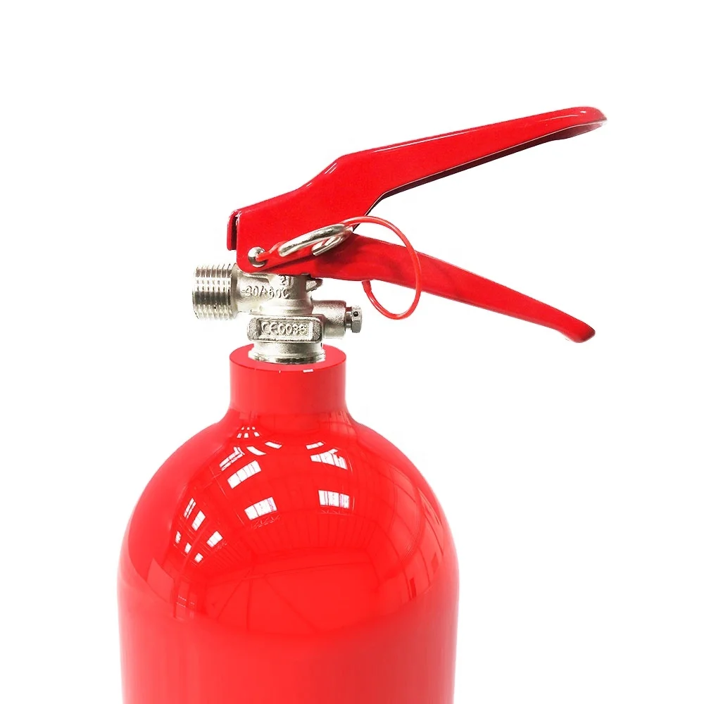 High quality Carbon dioxide Fire extinguisher liquid CO2 empty bottle with valve aluminum cylinder high pressure gas cylinder