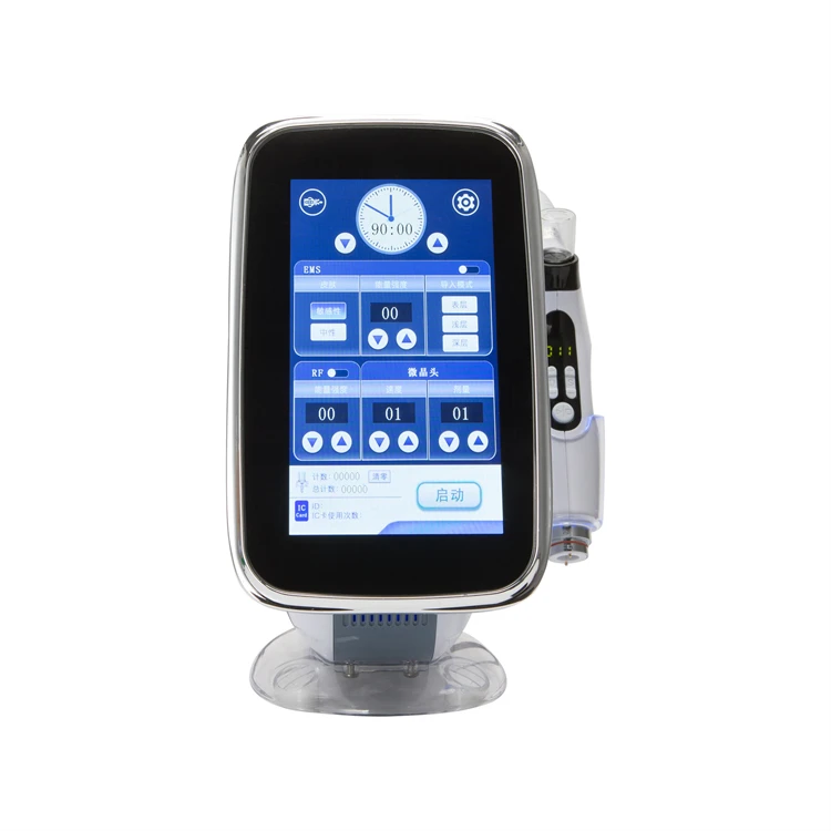 Portable non invasive EMS Import Instrument radio frequency needle anti aging skin tighten mesotherapy meso injector