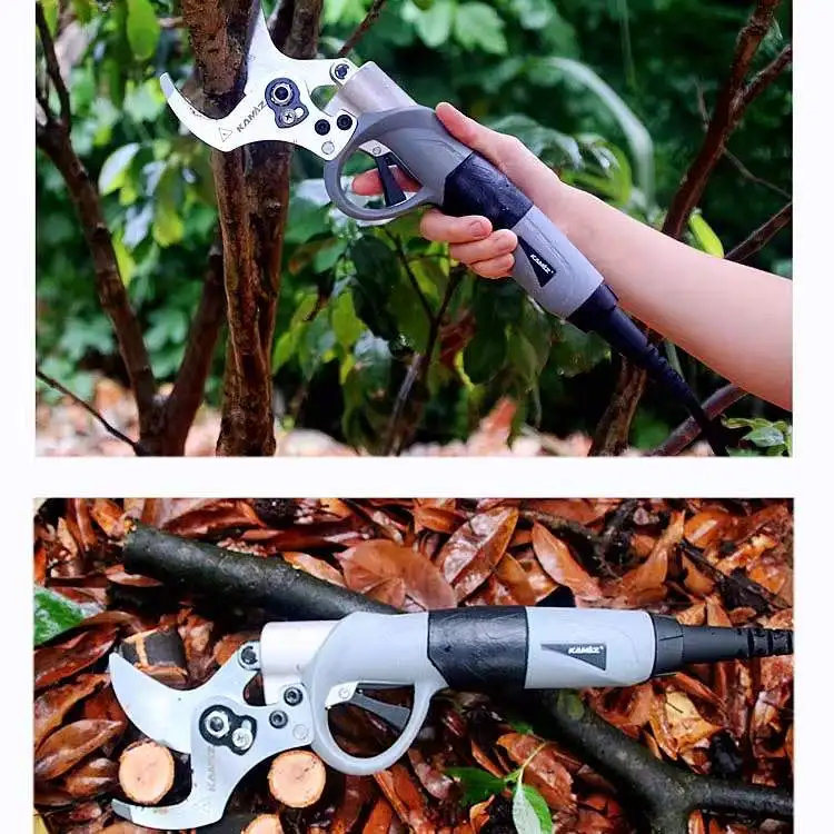 Dropshipping In Stock Pruners 5CM Rechargeable Electric Lithium Garden Battery Pruner Scissors