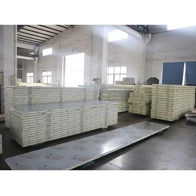 
Factory Cheap Price Sale Pu Insulation Sandwich Panel For Freezer Room 