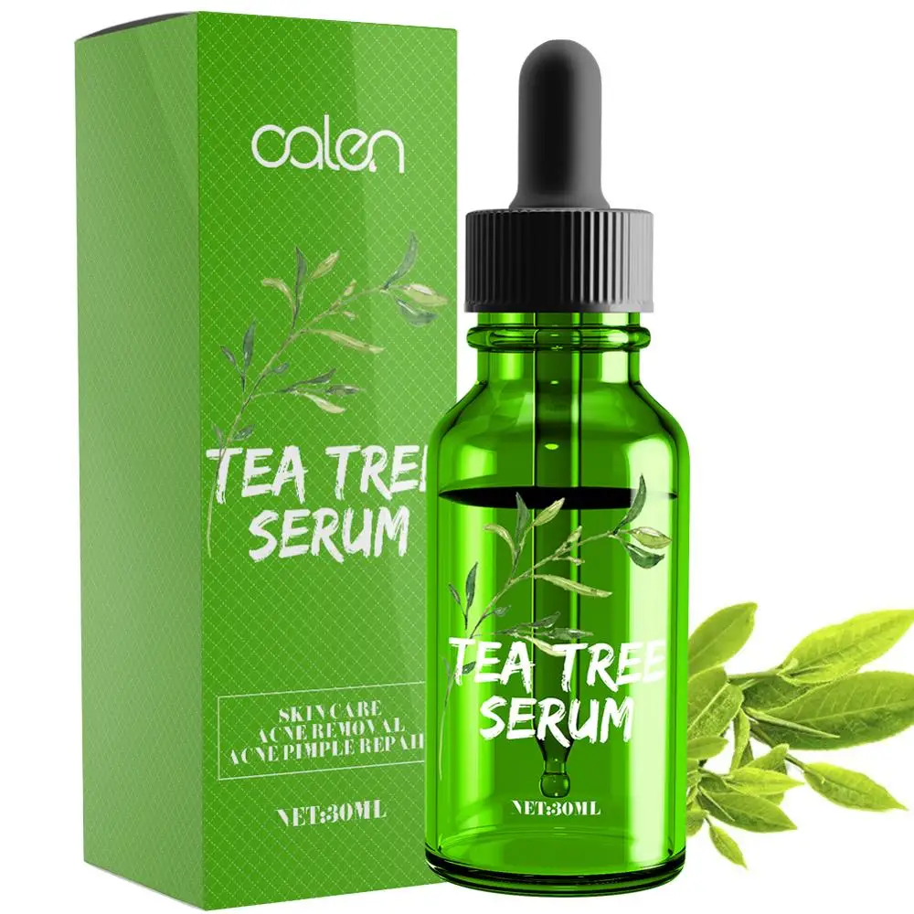 
OEM Customized Acne Treatment Scar Removal Face Care Organic Tea Tree Serum 
