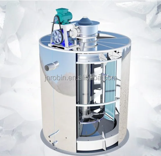 China factory price 5 ton industrial flake ice drum With Ammonia and Freon Refrigeration System for sale